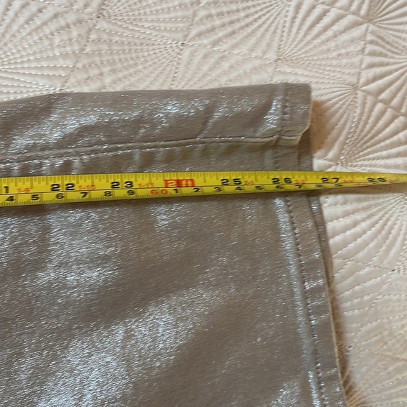 Sparkly Lands’ End high rise slim ankle jeans - Picture 6 of 13